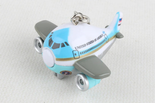 air force one airplane keychain with lights and sounds