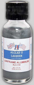 ALC-119 Alclad II Airframe Aluminum Lacquer Paint. (1 FL oz. Bottle)