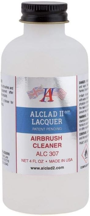 Alclad II Lacquer Airbrush Cleaner bottle with label