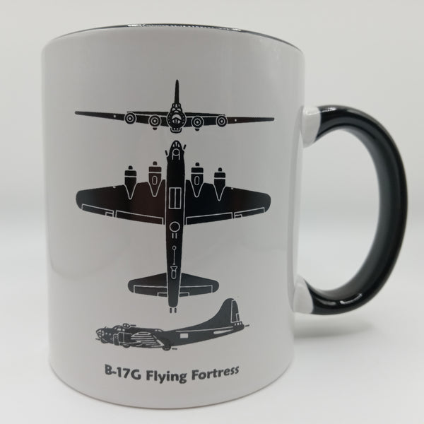 B-17 flying fortress coffee mug
