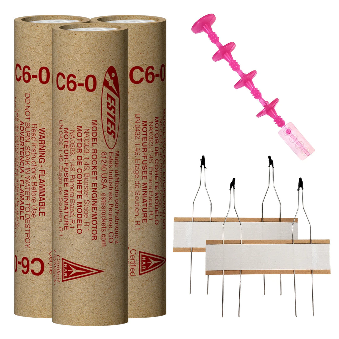 estes c6-0 model rocket engines for sale
