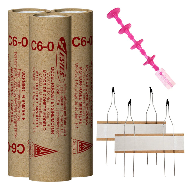 estes c6-0 model rocket engines for sale