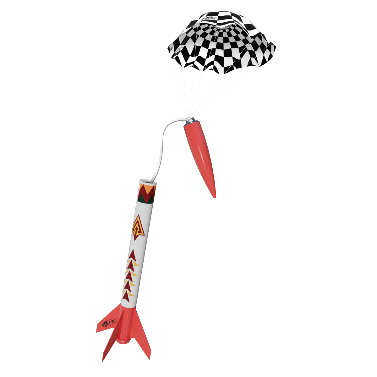 estes model rocket kit with three rockets