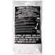 Packaged rocket recovery wadding with black label on white background
