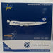 Gemini Jets brand packaging for a 1:400 scale die-cast model aircraft of the fictional Polar Air Cargo Boeing 747-400F, featuring a blue and white box with an illustration of the model plane.