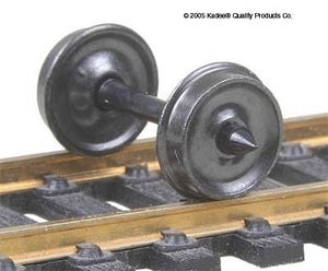 KAD-524 Kadee HO Scale 110 Code 28" Smooth Black Freight Wheels.