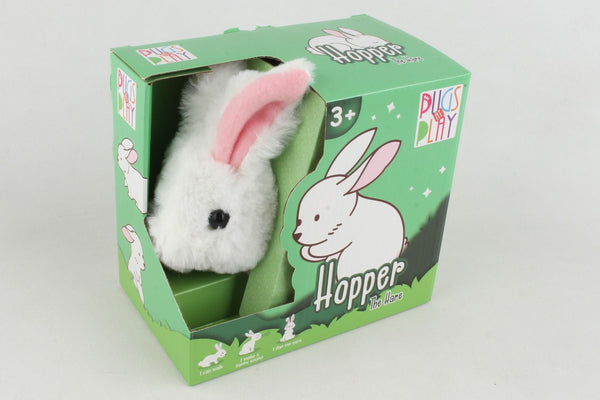 PAP10 Pugs at Play 'Hopper the Hare' Walking Rabbit Plush.