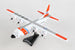 Model of a C-130 Hercules aircraft with US Air Force markings on a gray background