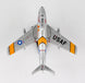 Model of a USAF airplane on a white background