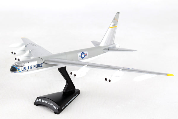 PS5391-2 POSTAGE STAMP B-52 USAF STRATOFORTRESS 1/300 SILVER Diecast Airplane Display Model