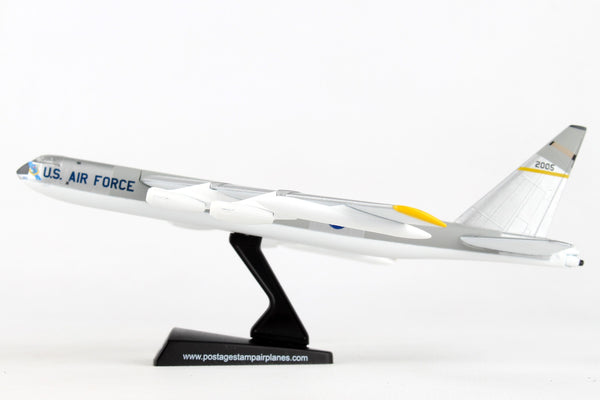 PS5391-2 POSTAGE STAMP B-52 USAF STRATOFORTRESS 1/300 SILVER Diecast Airplane Display Model