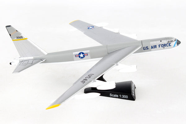 PS5391-2 POSTAGE STAMP B-52 USAF STRATOFORTRESS 1/300 SILVER Diecast Airplane Display Model