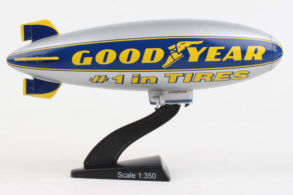 PS5411-1 Postage Stamp Goodyear Blimp 1/350 Scale Display Model With Stand.