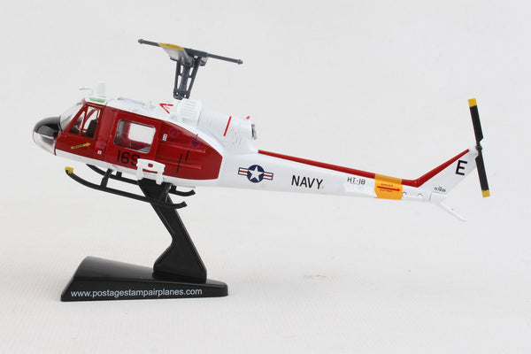 PS5601-3 H-1L Huey USN Display Model w/stand. 1/87 Scale.