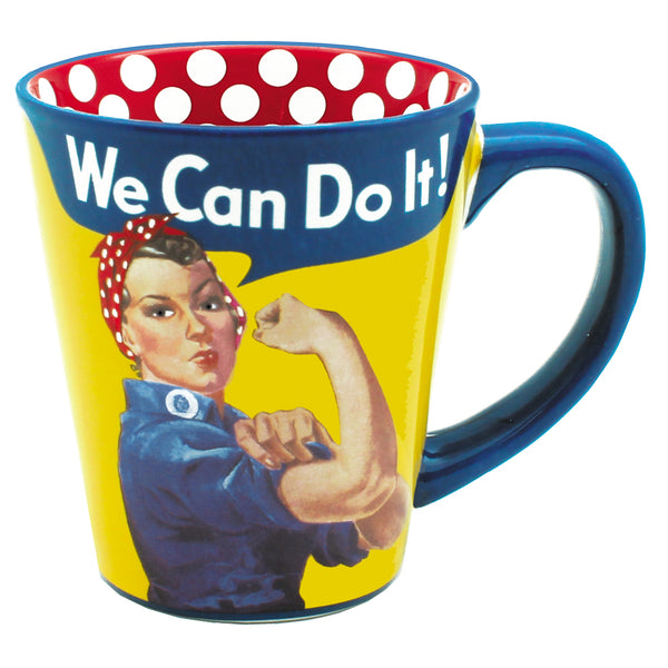 rosie the riveter coffee mug