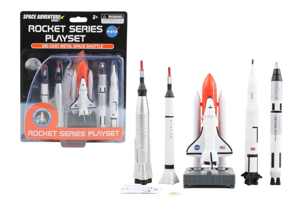 daron rocket diecast set nasa