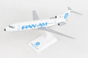 SKYMARKS PAN AM 727-200 1/150 CLIPPER CHARMER REG#N4734 Desktop Airplane Model.