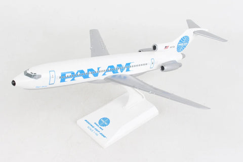 SKYMARKS PAN AM 727-200 1/150 CLIPPER CHARMER REG#N4734 Desktop Airplane Model.