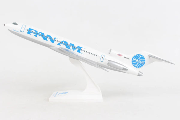 SKYMARKS PAN AM 727-200 1/150 CLIPPER CHARMER REG#N4734 Desktop Airplane Model.