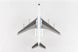 Model of a futuristic aircraft on a light gray background
