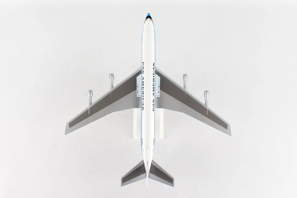 SKYMARKS PAN AM 707 1/150 JET CLIPPER MONSOON REG#N415PA Desktop Airplane Model.