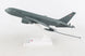 Model of a military aircraft with visible branding on a white background
