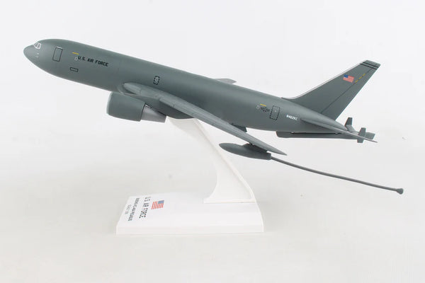 Model of a military aircraft with visible branding on a white background