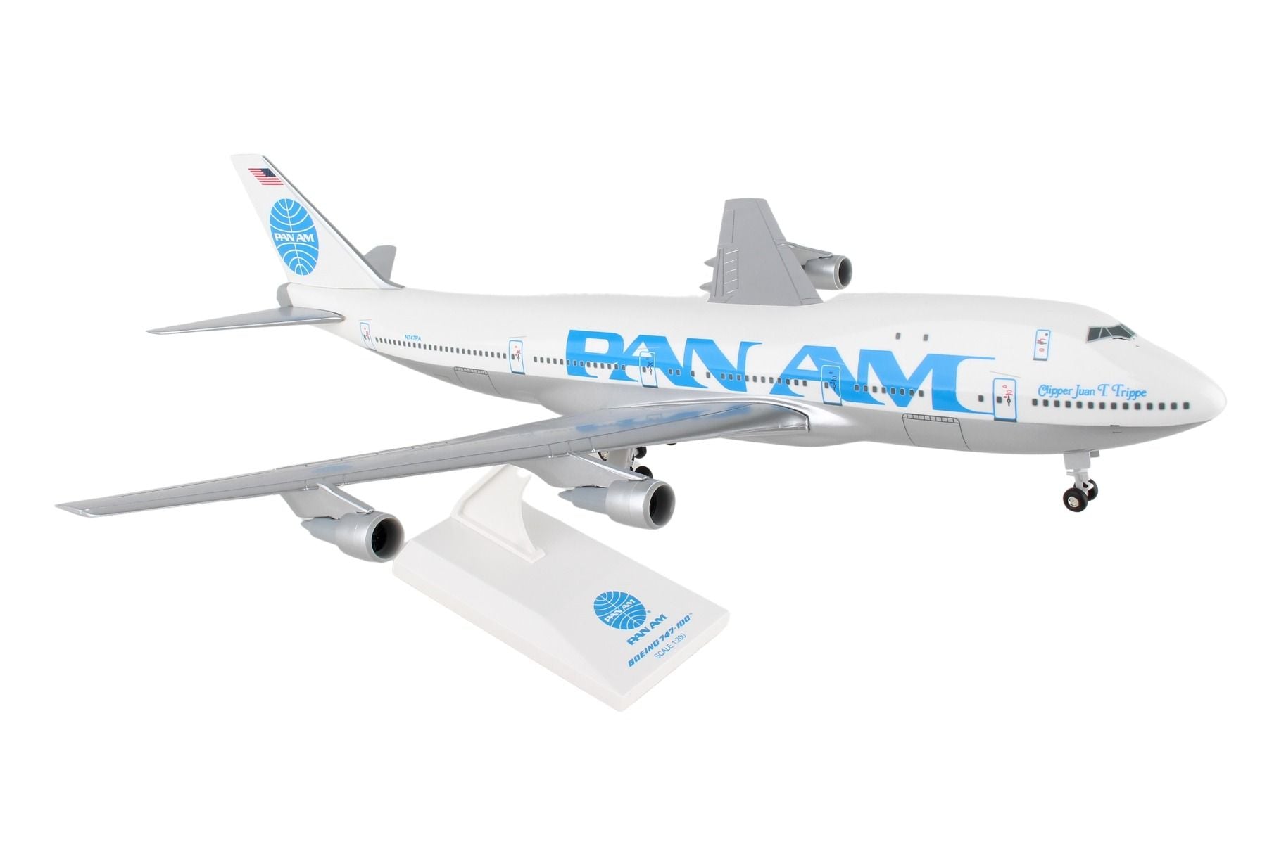 SKR988 SKYMARKS PAN AM 747-100 1/200 W/GEAR JUAN TRIPPE.