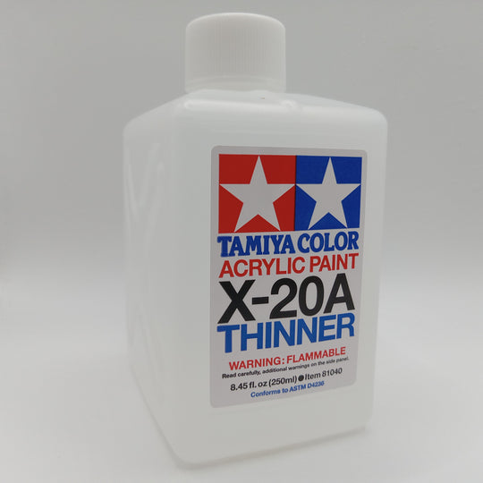 tamiya acrylic paint thinner x-20a 250ml bottle