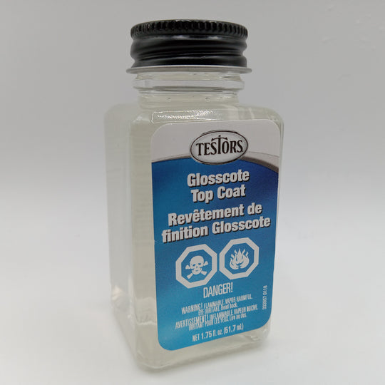 testors glosscoat top coat bottle