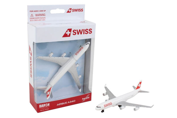 RT0284 Daron Swiss A340 Single Plane Airline Model.