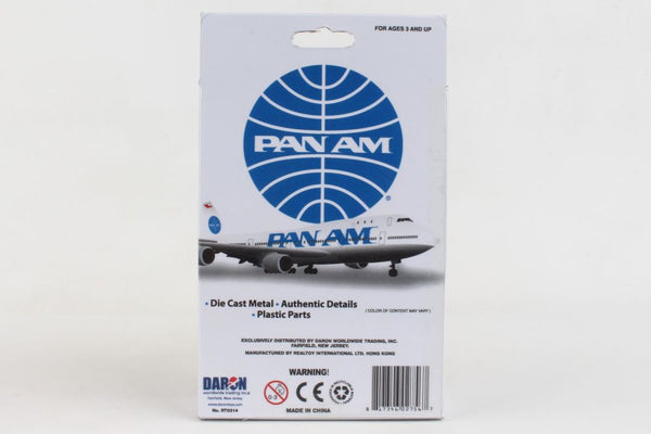 RT0314 PAN AM Boeing 747 Single Plane Airline Model.