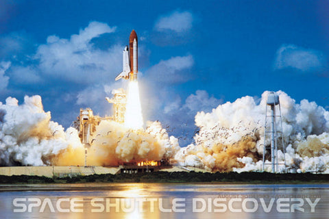 space shuttle discovery poster
