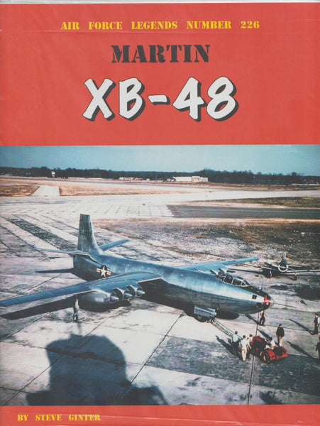 martin xb-48 bomber aircraft book by steve ginter.