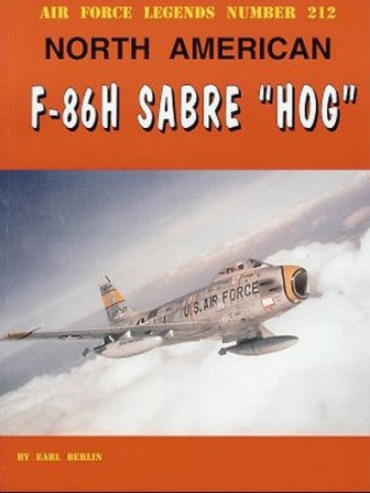 f-86h sabre airplane book, front cover