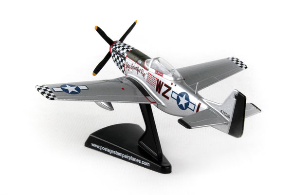 PS5342-8 POSTAGE STAMP P-51D BIG BEAUTIFUL DOLL 1/100 Display Model.